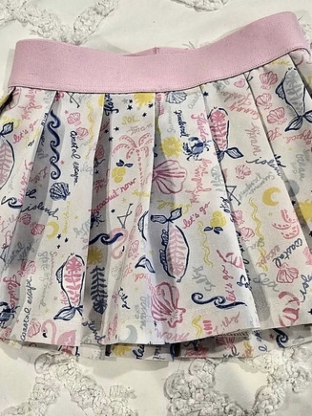 LUXETIC Lilly Pulitzer Printed Skort Girls XS 2-3 Toddler